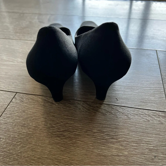 Aerosoles Square Toe Pump Shoes Black Womens Size 7 - Picture 4 of 6